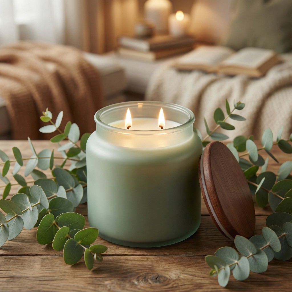 Pure Integrity USA Vonná sójová sviečka EUKALYPTUS (EUCALYPTUS) 16 oz (454g)