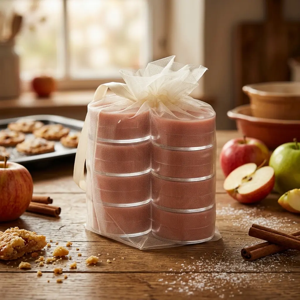 Pure Integrity USA Čajové sviečky JABLKOVÁ ŠTRÚDĽA (HOT APPLE STRUDEL) 12ks