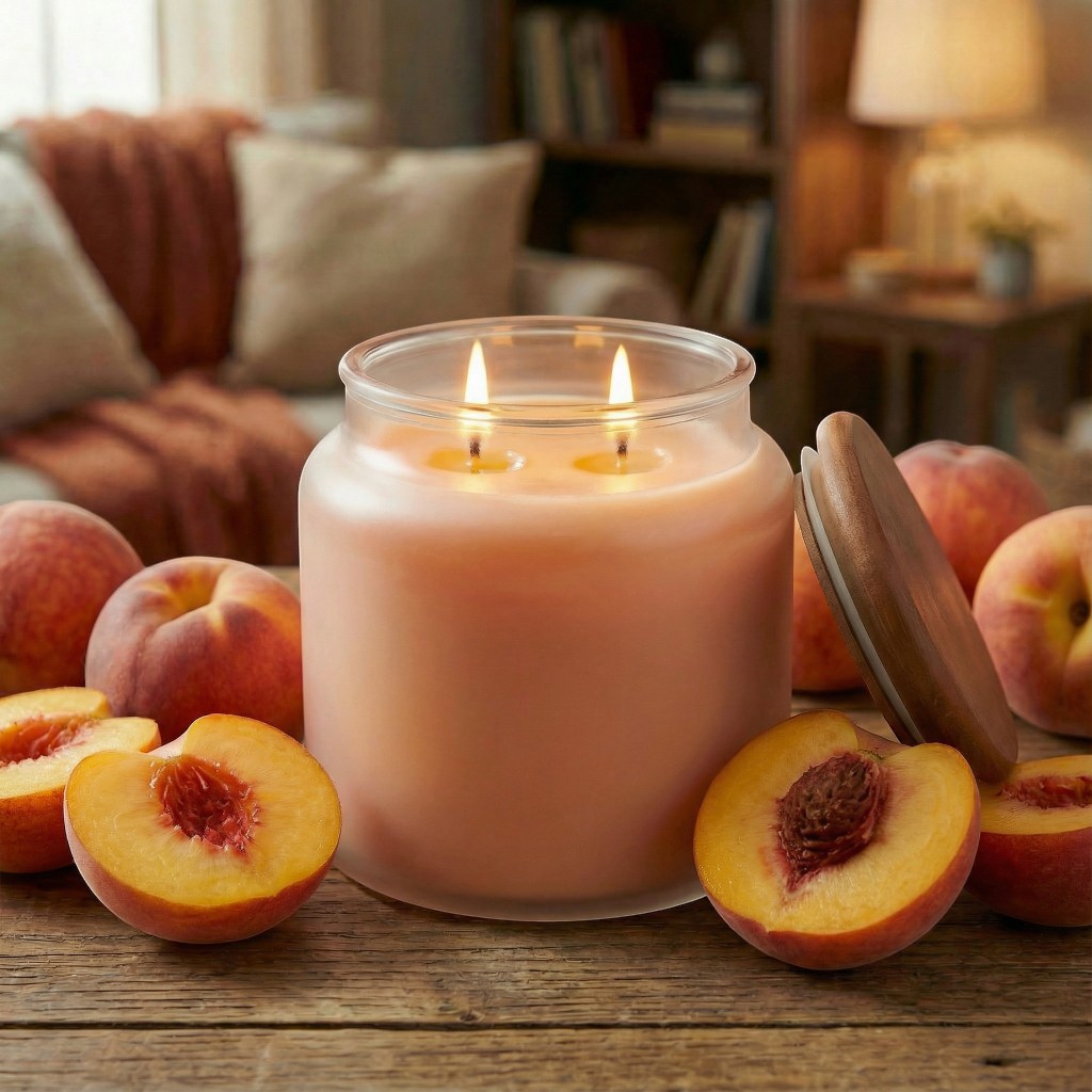 Pure Integrity USA Vonná sójová sviečka BROSKYŇA (PEACH) 16 oz (454g)