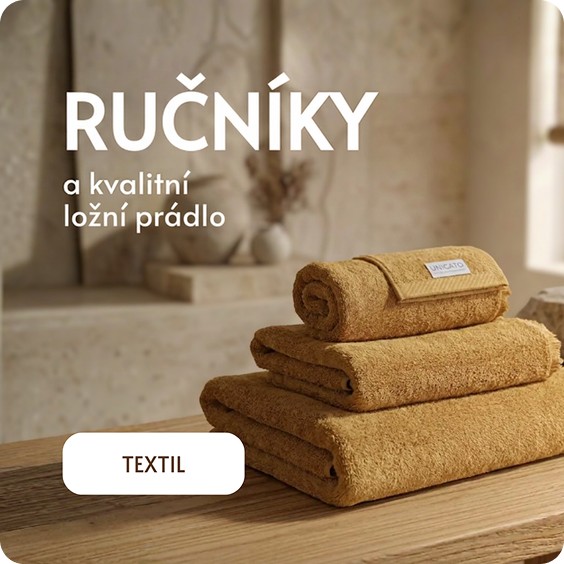 Kvalitní ručníky, ložní prádlo a další