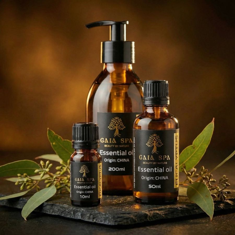Esenciální olej Eukalypt GAIA SPA 10 ml, 50 ml a 200 ml