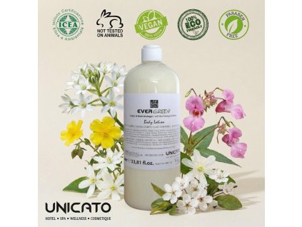 evergreen 1L body lotion