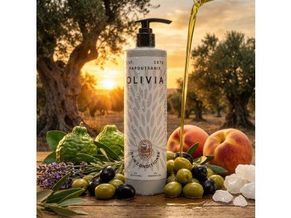 Kondicionér 440 ml OLIVIA (pumpičkový dávkovač INVISIBLE)