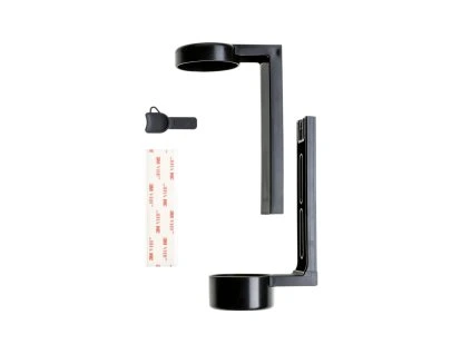 Držák samolepící plastový pro CySoap dávkovač 360 ml, černý