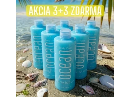 3+3 ZDARMA Tělový krém 300 ml OCEAN