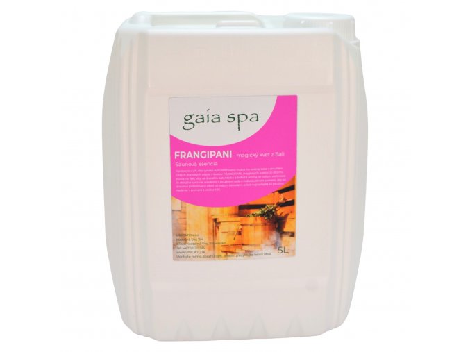 Esence do sauny 5L FRANGIPANI - magický květ z BALI - GAIA SPA