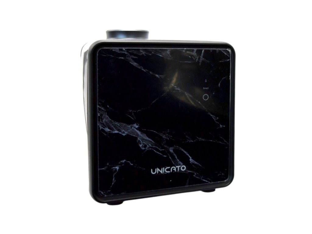 Diffusor MARBLE-S im Winkel, Marmordekor und UNICATO-Logo