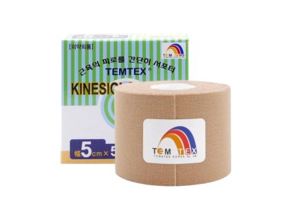 390 1 temtex kinesio tape classic bezova tejpovaci paska 5cm x 5m Photoroom