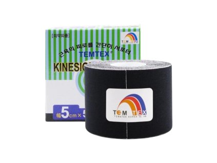 393 temtex kinesio tape classic cerna tejpovaci paska 5cm x 5m Photoroom