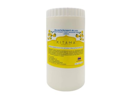 Massagecreme Zitrone für Körper und Füße KITAMA 1kg