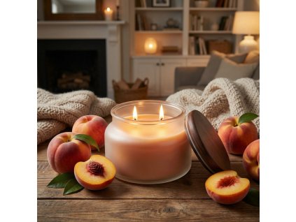 Duftende Sojakerze PFIRSICH (PEACH) 10 oz (284g)