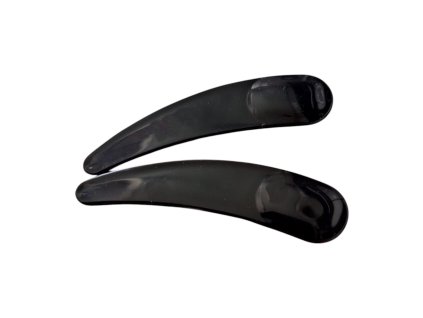 Kosmetikspatel aus Kunststoff, schwarz, 55 mm