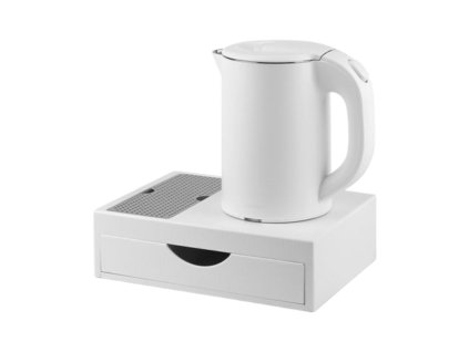 Frühstücksset ARIA mit Schublade, Wasserkocher 0,8L, weiß