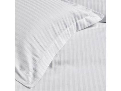 RENGE UNICATO Bettwäsche 100 % Baumwolle, Satinstreifen 1cm TC300