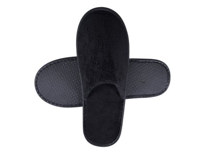 Hotel-Hausschuhe HS NOIR (Tasche), geschlossene Spitze, Größe 29,5cm