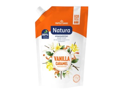 Flüssigseife 750ml NATURA Vanille und Karamell (Nachfüllpackung)