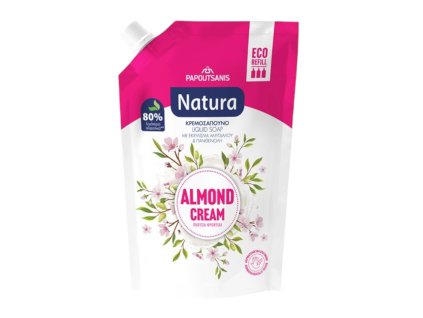Mydło w płynie 750ml NATURA z kremem migdałowym (opakowanie uzupełniające)