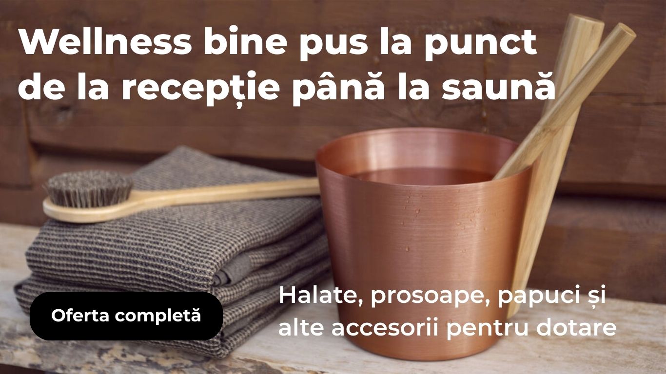 O gamă largă de produse pentru wellness și spa