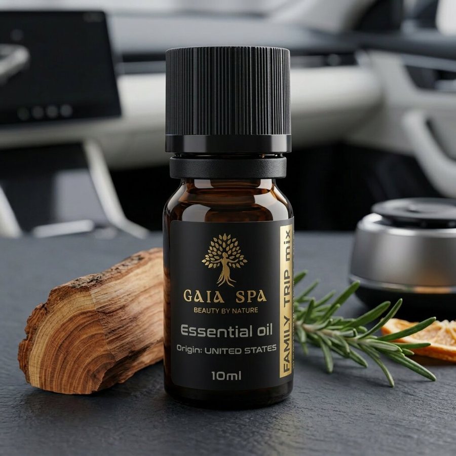 Amestec aromaterapeutic pentru mașină Excursie în familie (FAMILY TRIP) GAIA SPA 10 ml