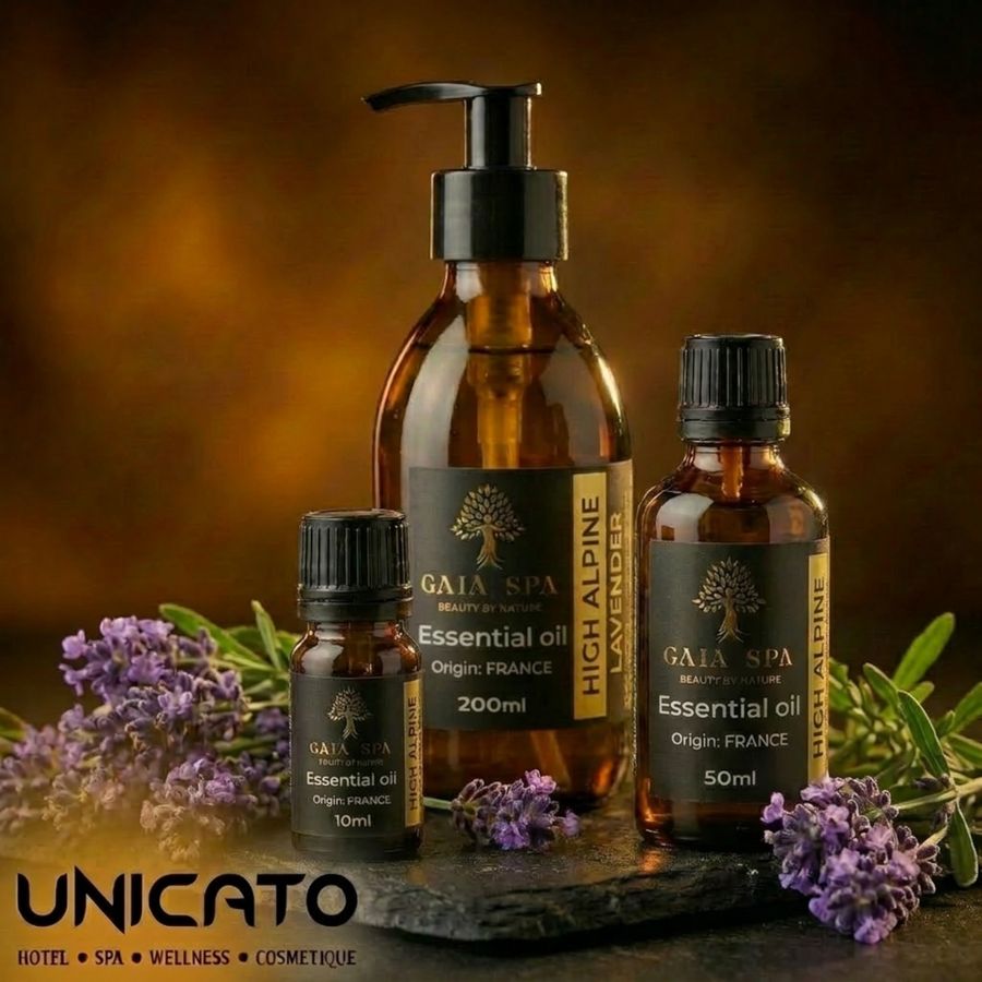 Ulei esențial de lavandă alpină GAIA SPA 10 ml, 50 ml și 200 ml