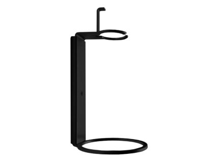 držiak kovový 500ml čierny