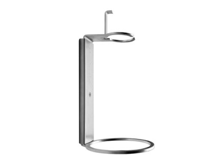 držiak kovový 500ml strieborný