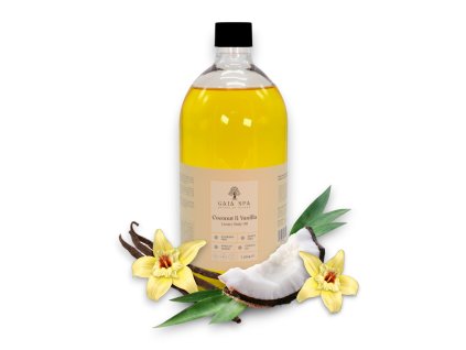 Ulei de masaj pentru corp nucă de cocos și vanilie - GAIA SPA (Volum 100ml)