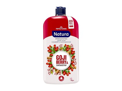 6901 tekute mydlo 900ml natura goji a santalove drevo baleni na doplnovani