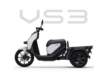 Vmoto VS3 – elektrický rozvážkový tříkolový skútr, výkon 3,3 kW, max. rychlost 45 km/h