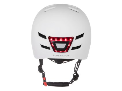 BLUETOUCH bezpečnostní helma s LED - bílá