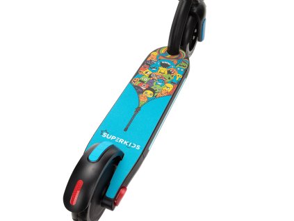 Dětská elektrická koloběžka BLUETOUCH BT SUPERKIDS blue  | Výkon 120 W | Rychlost max. 15 km/h | Baterie 2,5 Ah | Hmotnost jen 8 kg | Svítící LED podvozek |