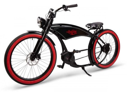 E-BIKE THE RUFFIAN Black/Red Wall 500 Wh