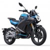 Vmoto STASH – elektrický motocykl, výkon 15 kW modrá