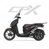 Elektrický skúter Vmoto Super Soco CPX  | Výkon 4,8 kW | Max. rýchlosť 105 km/h | Dojazd až 140 km | 16" predné koleso |