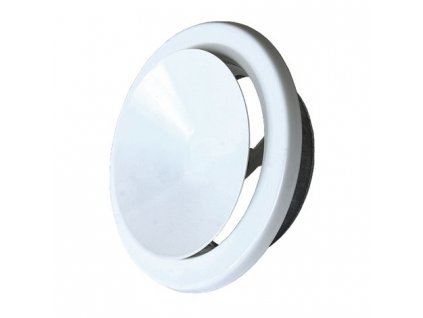 Ventilační talíř výfukový 160 mm bílá