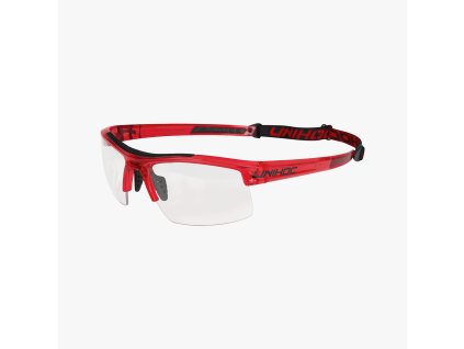 Brýle Unihoc Energy Junior Crystal Red (Velikost Junior)