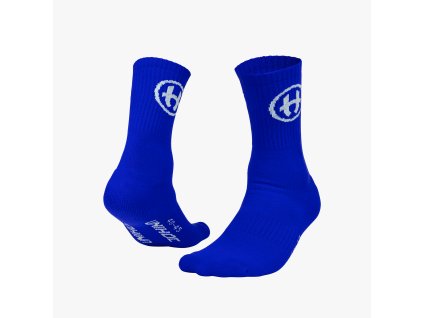 Ponožky Unihoc Crew Blue Velikost: EU 31-35 (Velikost EU 31-35)