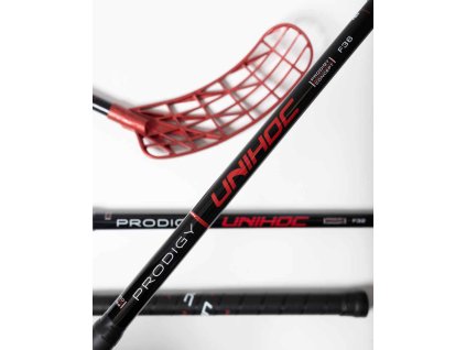 Unihoc Unilite Prodigy 36 Black/Red Velikost: 70 cm, Strana: Levá (Velikost 70 cm, Strana Levá)