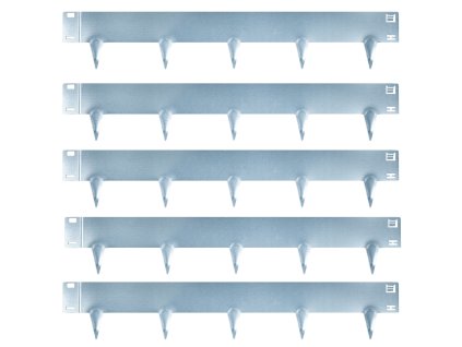 Metall-Rasenkante mit Erdspießen – Verzinkt, Höhe 18,5 cm, Länge 5–10 m (5–10 Stück)