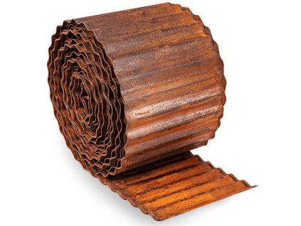 ocelový zahradní obrubník