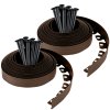 Rasenkante Kunststoff SMART – Braun, Höhe 5 cm, Länge 10–30 m (Spar-Sets)