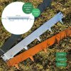 Metall-Rasenkante mit Erdspießen – Verzinkt, Höhe 18,5 cm, Länge 5–10 m (5–10 Stück)