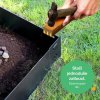 Metall-Rasenkante mit Erdspießen - Anthrazit, Höhe 18,5 cm, Länge 5–10 m (5–10 Stück)
