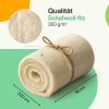216 2 dekoratives schafwollevlies 350 g m wei 16 cm breit 200 cm lang