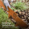 Verbindung einer Beeteinfassung aus Metall