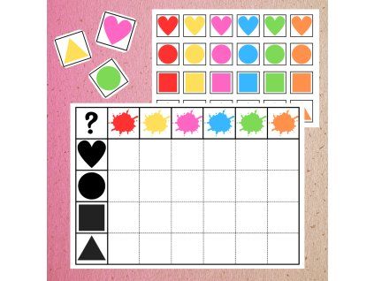 Tabulka barvy a tvary