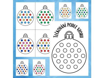 Tečkování podle vzoru