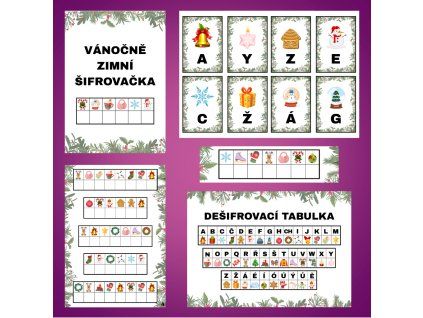 Vánočně zimní šifrovačka