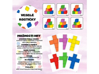 Veselé kostičky - přiřazování podle vzoru