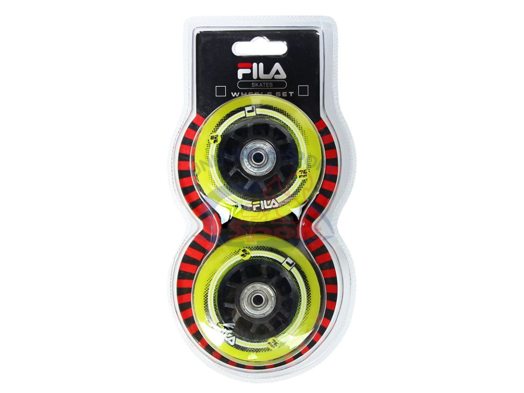Sada koliesok Fila Green 76 mm UNIJUNIOR PORT
